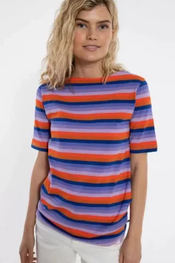 Danefæ T-Shirts>Organic - Daneboatneck Tee Nissegaard