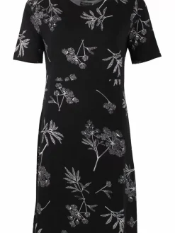 Danefæ Kleider>Organic - Danedaffodil Slub Dress Black Hemlock