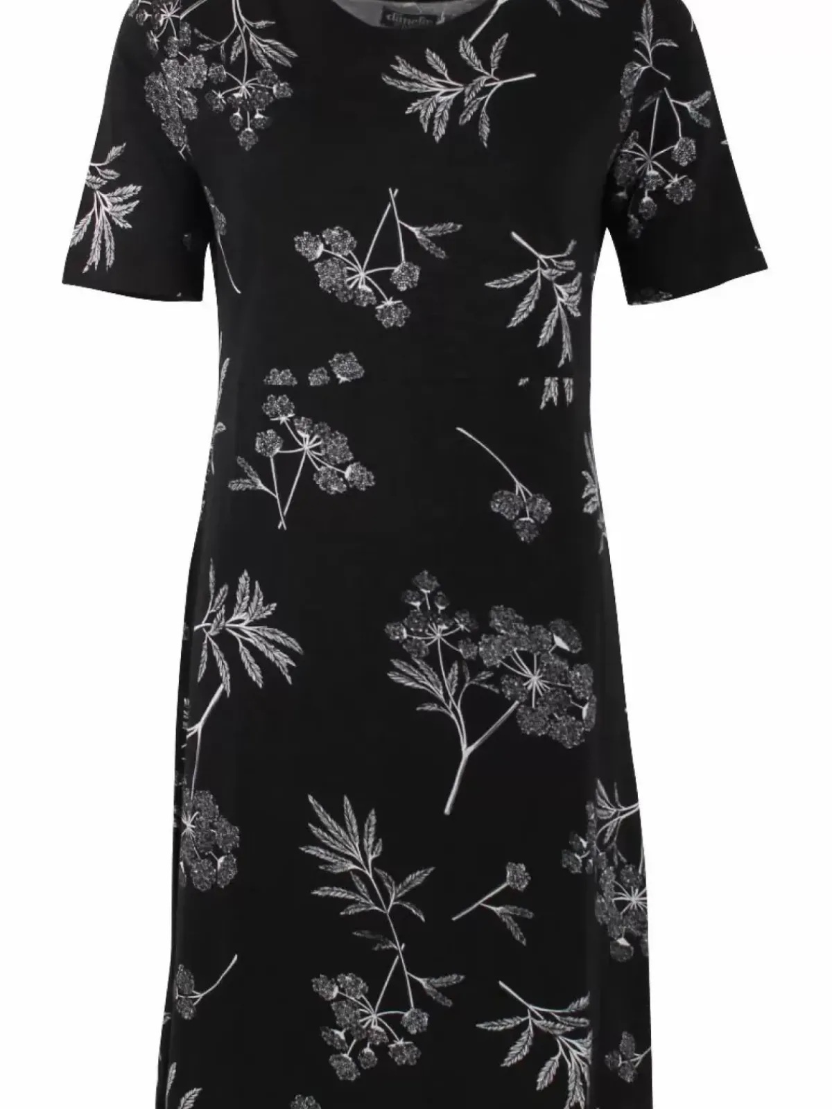 Danefæ Kleider>Organic - Danedaffodil Slub Dress Black Hemlock