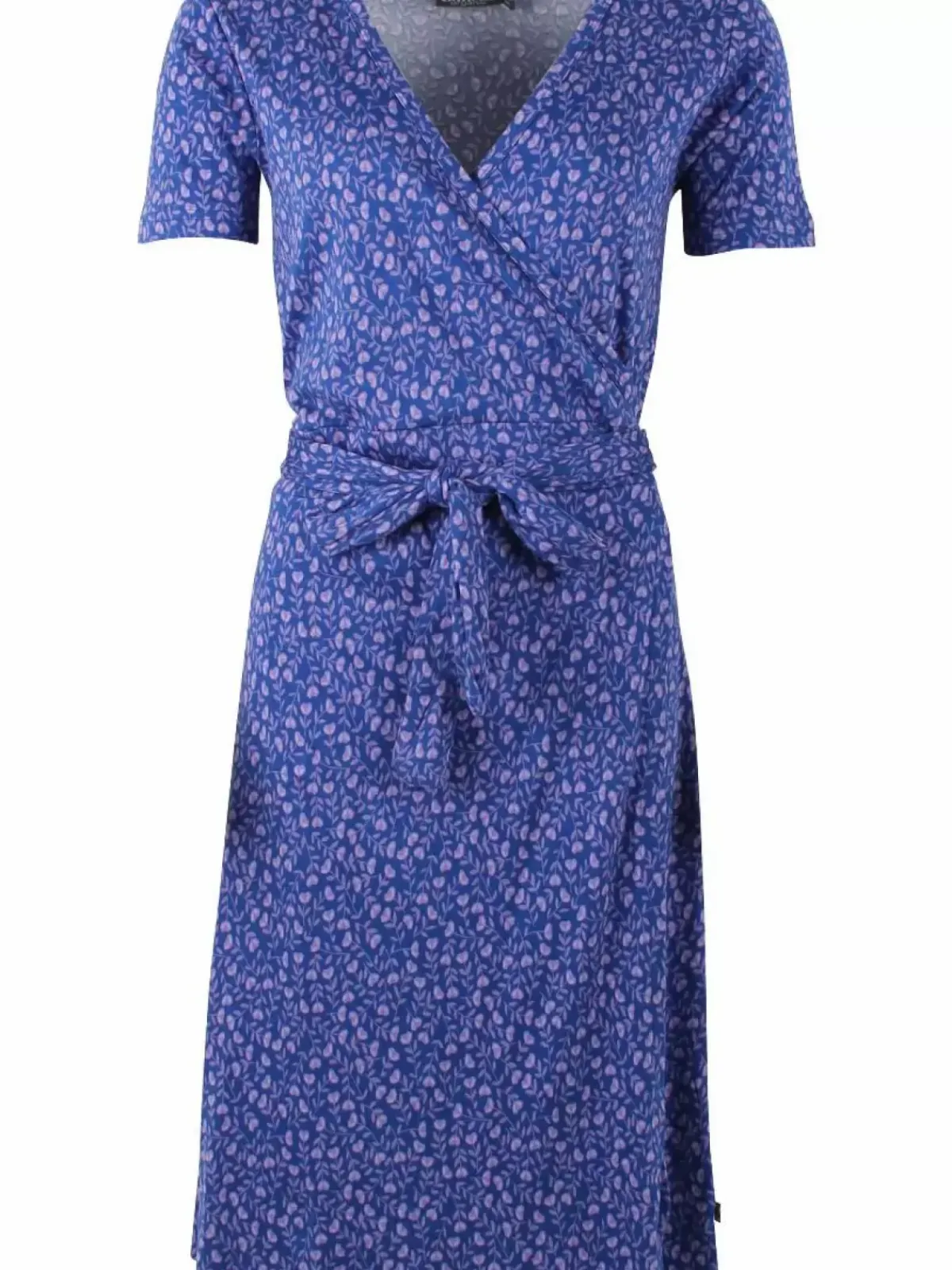 Danefæ Kleider>Organic - Danevenice Inter Dress Deep Marine Fleurie