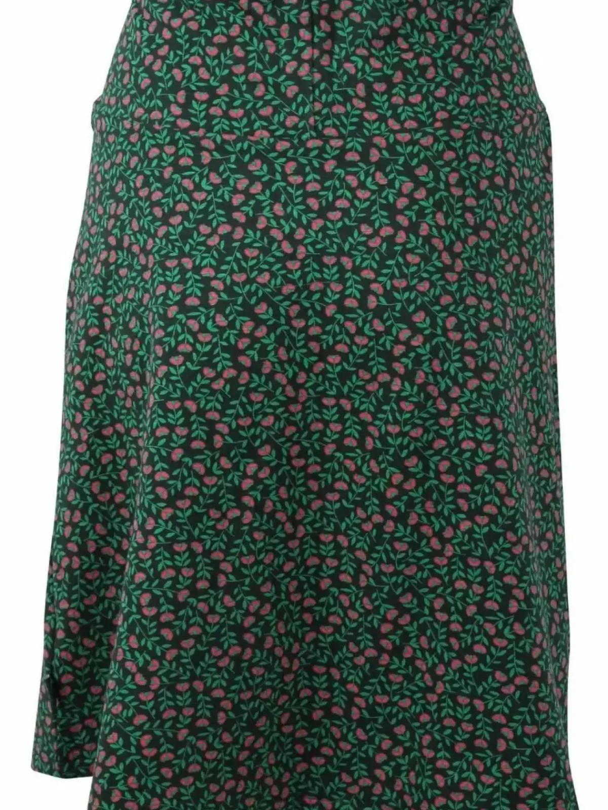 Danefæ Röcke>Organic - Lissen Skirt Black/Green Fleurie