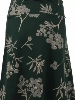Danefæ Röcke>Organic - Lissen Skirt Black Green Hemlock
