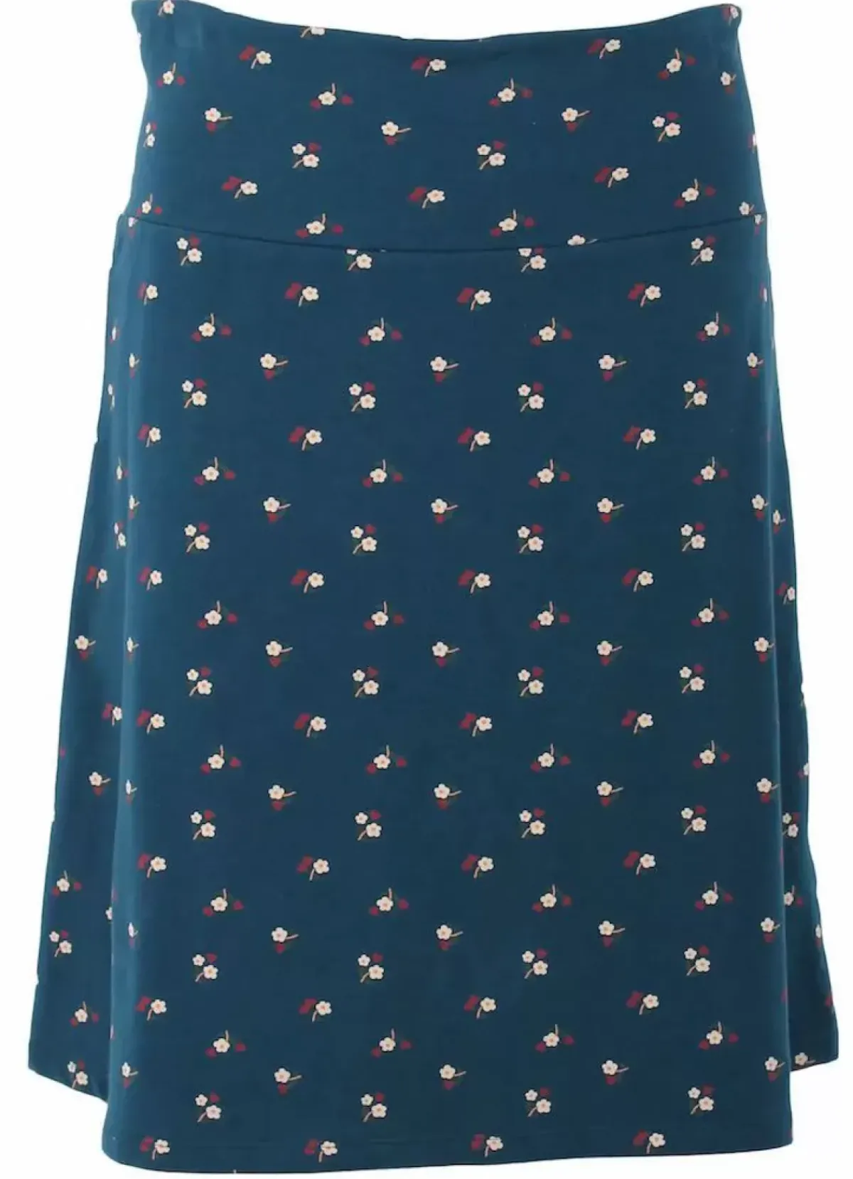 Danefæ Röcke>Organic - Lissen Skirt Stone Blue Miniflower
