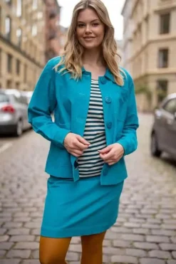 Danefæ Übergangsjacken>Railroad Jacket Rainblue