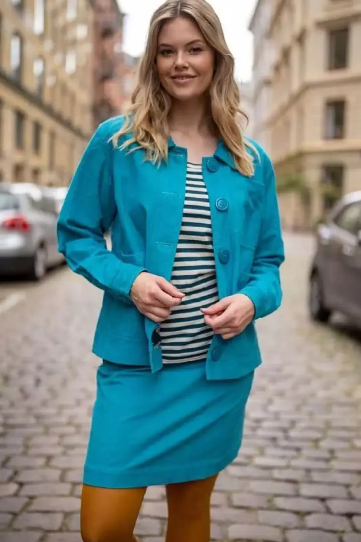 Danefæ Übergangsjacken>Railroad Jacket Rainblue