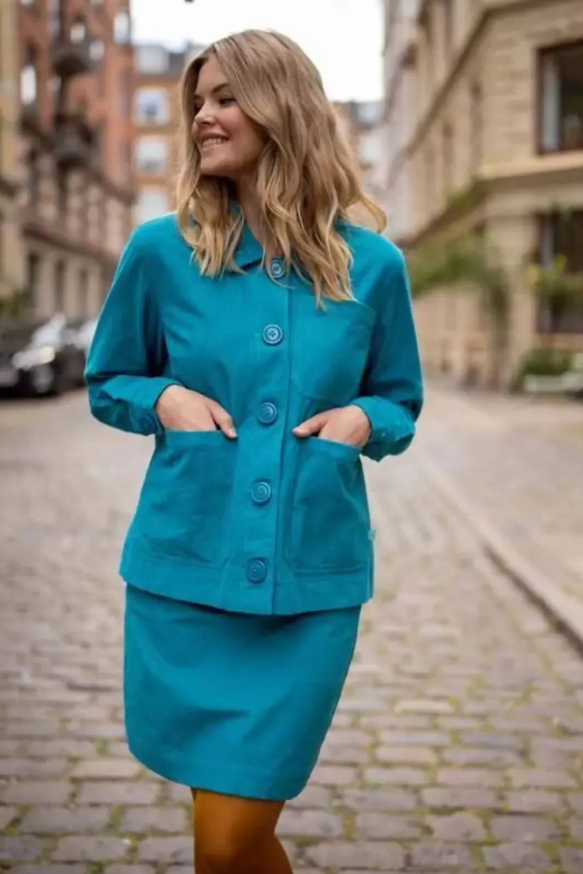 Danefæ Übergangsjacken>Railroad Jacket Rainblue