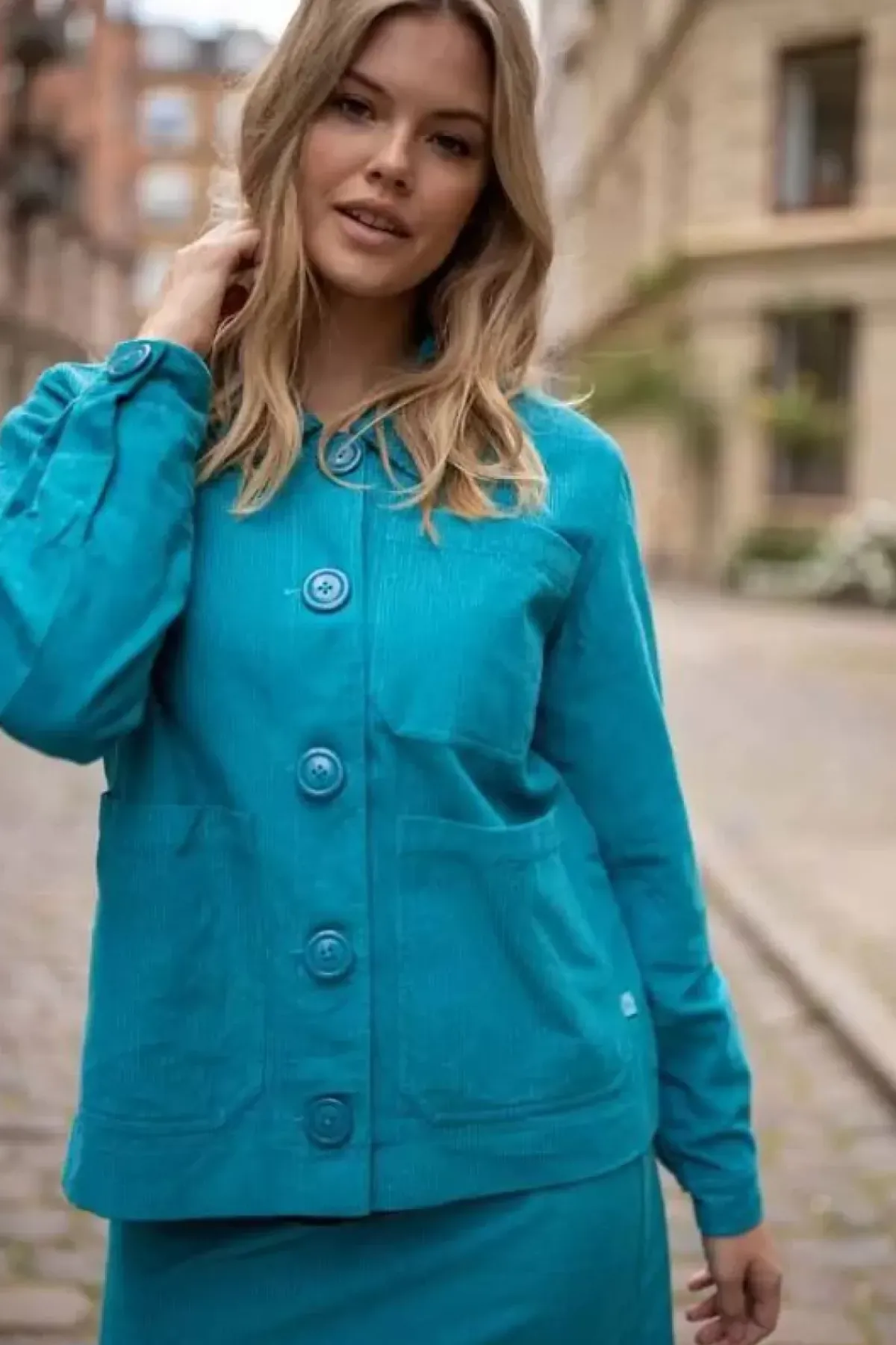 Danefæ Übergangsjacken>Railroad Jacket Rainblue