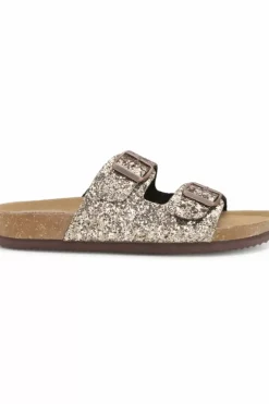 Danefæ Sandalen>Rugged Gear Bio Two Strap Gold Glitter