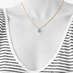 Danefæ Schmuck>Scherning Flora Halskaede Ultramarine