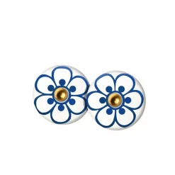 Danefæ Schmuck>Scherning Flora Orestikker Ultramarine