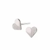 Danefæ Schmuck>Scherning Tiny Heart Orestikker Solvfarvet
