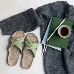 Danefæ Sandalen>Shangies Women Green Leaves