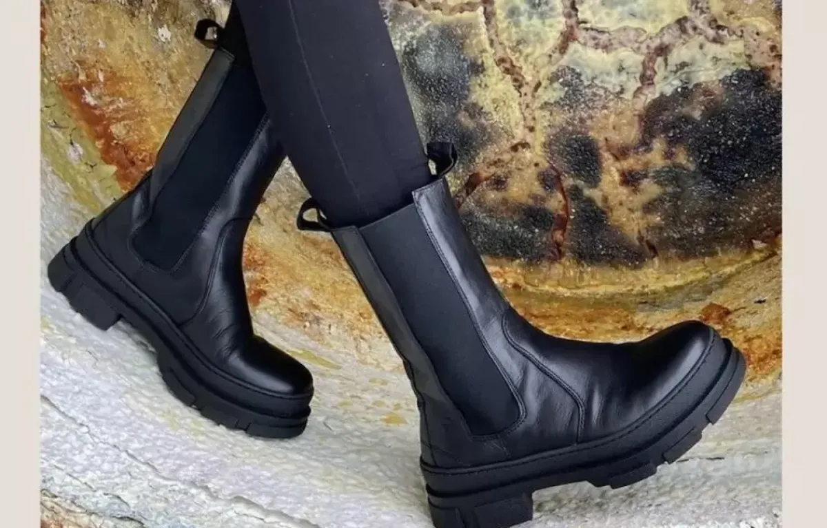 Danefæ Stiefel>Shoedesign Cph Gomma High Stovler Black