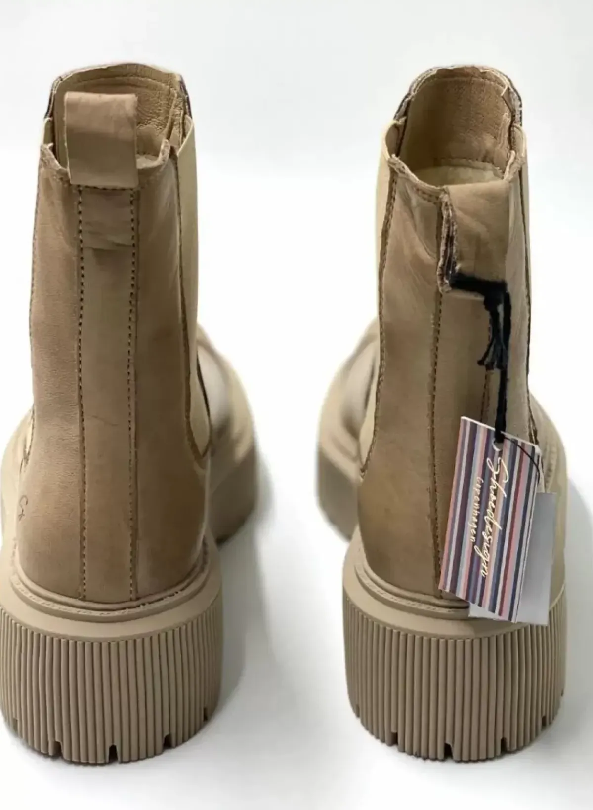 Danefæ Stiefel>Shoedesign Cph Resolute Warm Beige Vintage