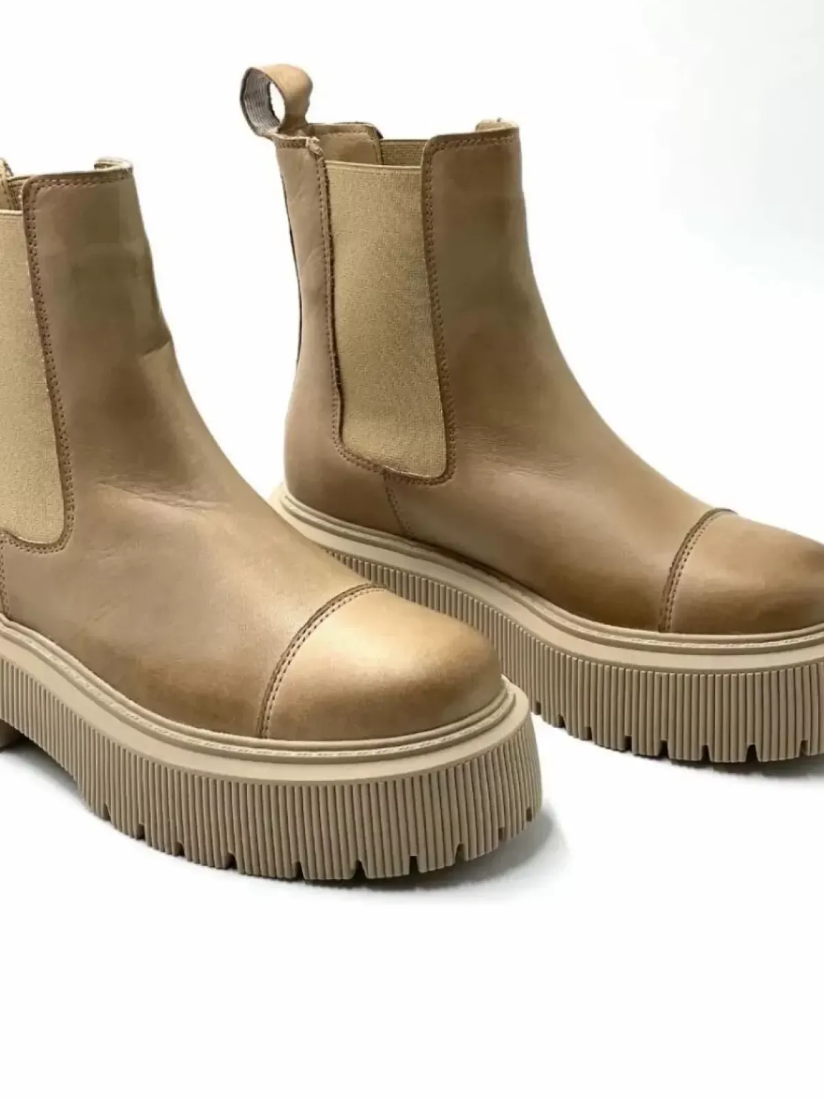 Danefæ Stiefel>Shoedesign Cph Resolute Warm Beige Vintage