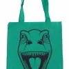Danefæ Taschen>Shopping Net (Large) Green T-Rex