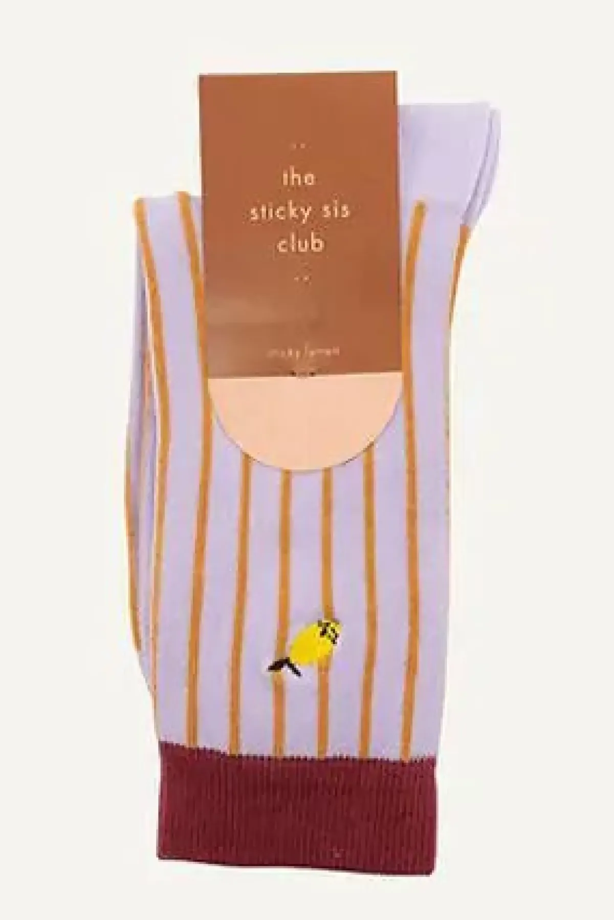 Danefæ Socken Und Strümpfe>Sticky Lemon Socks Stripes Hazy Lilac