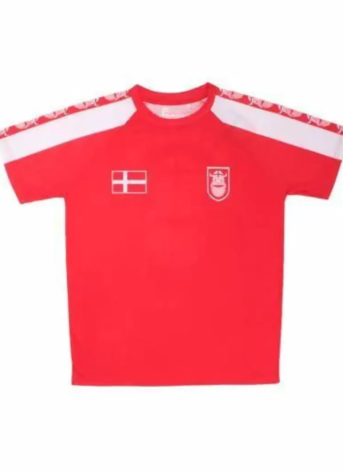 Danefæ T-Shirts>Superfan Red/White