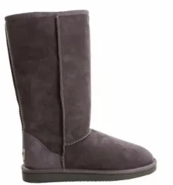 Danefæ Winter-Bademäntel>Tall Sheepskin Boots Goudron (Grey)