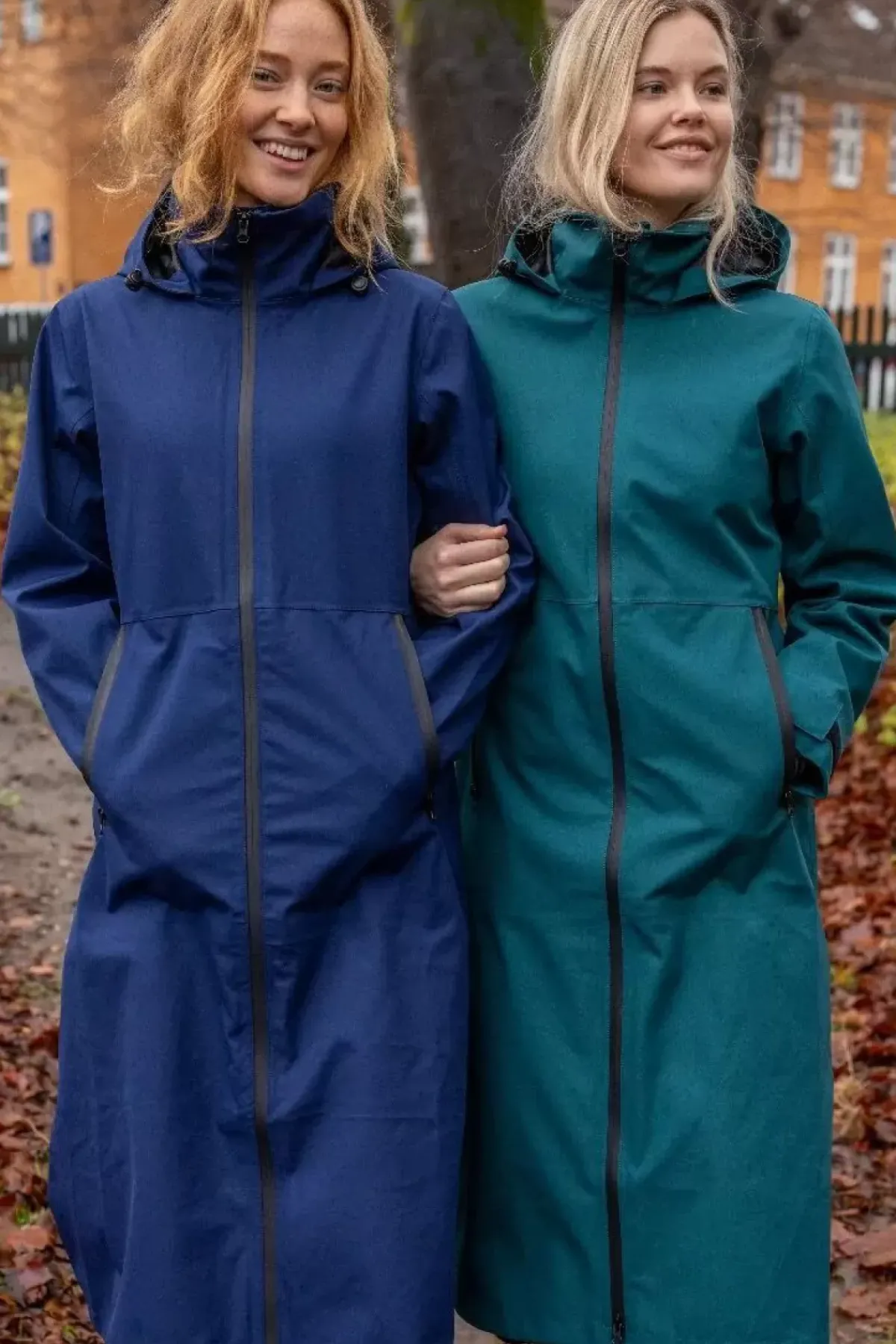 Danefæ Regenjacken>The Danedogwalker Raincoat Dk Navy