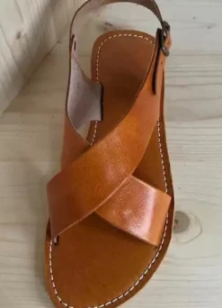 Danefæ Sandalen>The Wild Bazar-Sandal Croise Camel
