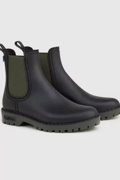 Danefæ Gummistiefel>Verbenas Gaudi Mate Negro/Kaki