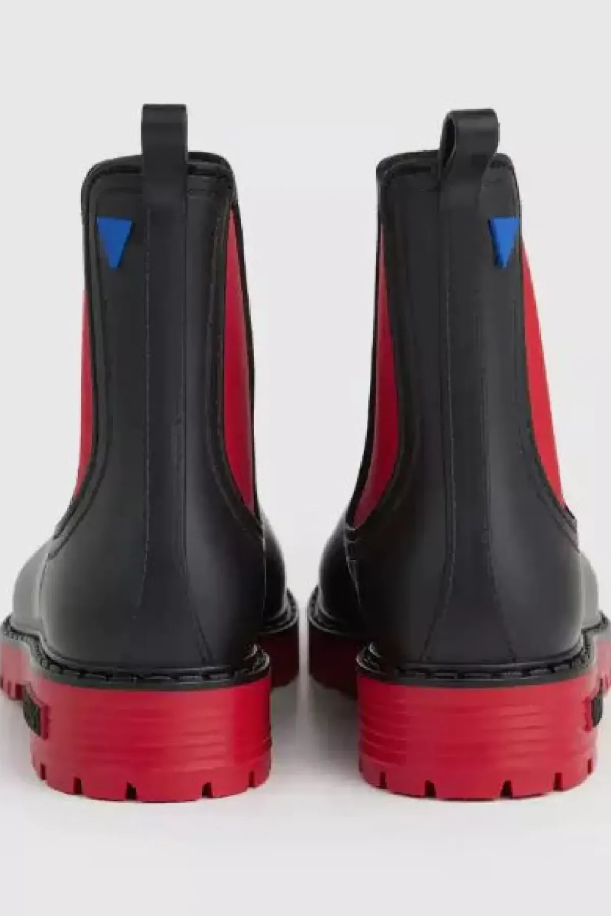 Danefæ Gummistiefel>Verbenas Gaudi Mate Negro/Rojo