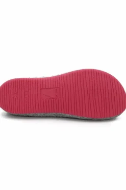 Danefæ Hausschuhe>Verbenas York Fieltro Pet Combi Gris/Fucsia