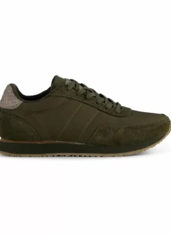 Danefæ Sneakers>Woden Nora Iii Leather Dark Olive