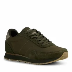 Danefæ Sneakers>Woden Nora Iii Leather Dark Olive