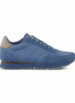 Danefæ Sneakers>Woden Nora Iii Leather Vintage Blue