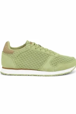 Danefæ Sneakers>Woden Ydun Suede Mesh Ii Dusty Olive