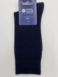 Danefæ Socken Und Strümpfe>Woolwear Uldsokker Dressed Navy Nr.26B