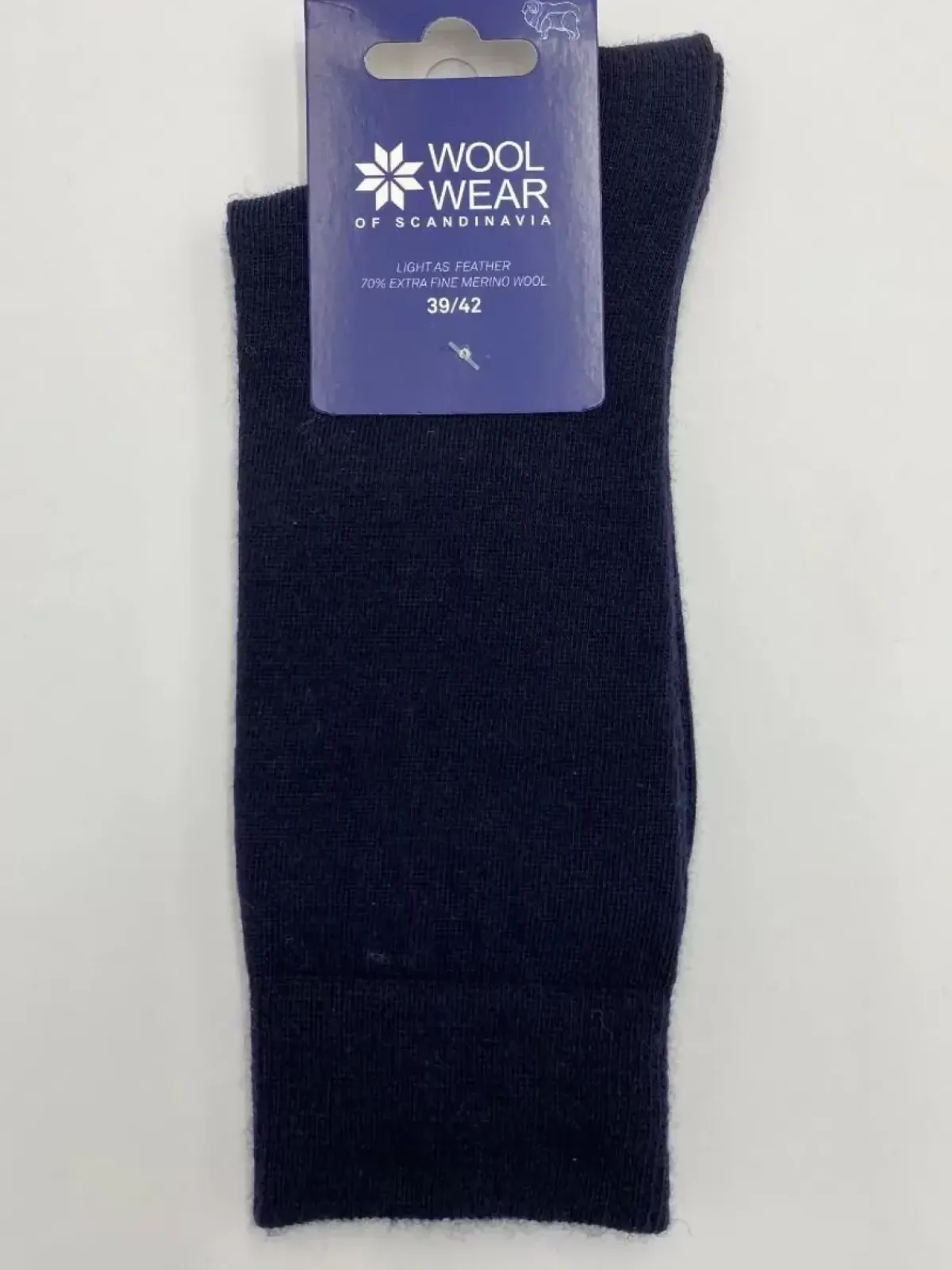 Danefæ Socken Und Strümpfe>Woolwear Uldsokker Dressed Navy Nr.26B