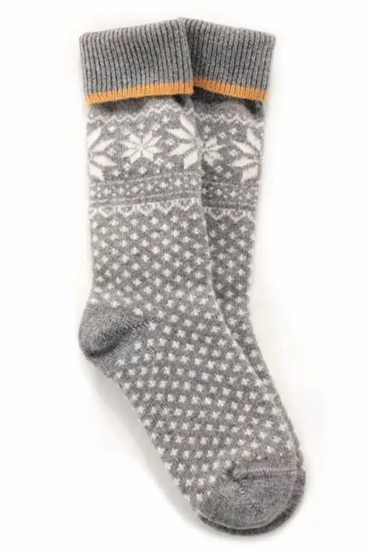 Danefæ Socken Und Strümpfe>Woolwear Uldsokker - Lambswool Lysegra/Okker Nr.47