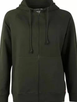 Danefæ Sweatshirts>Zayn Zip-Up Adult Dark Army