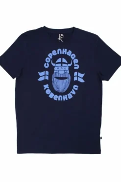 Danefæ T-Shirts>Danebasicmande Ss T Navy Erik Cph